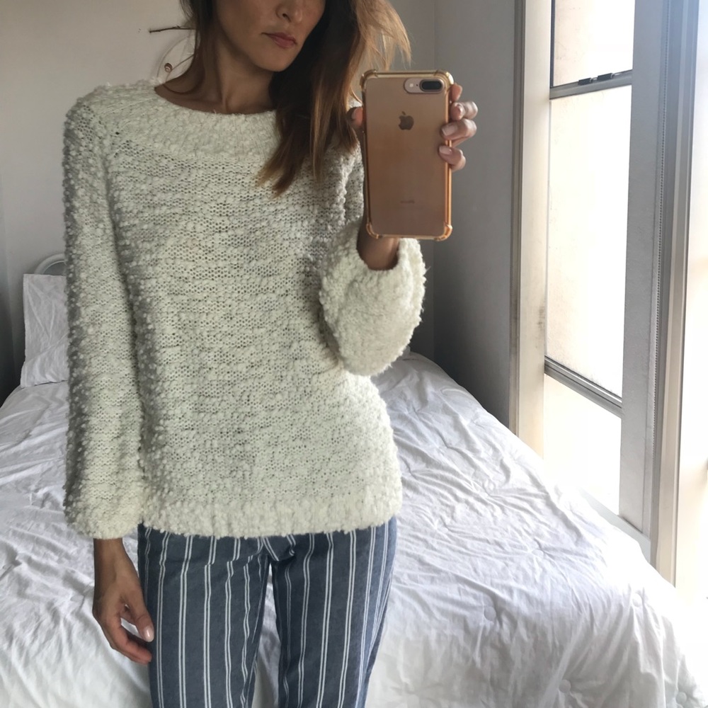 Cozy Cream Knit Sweater from Billabong
